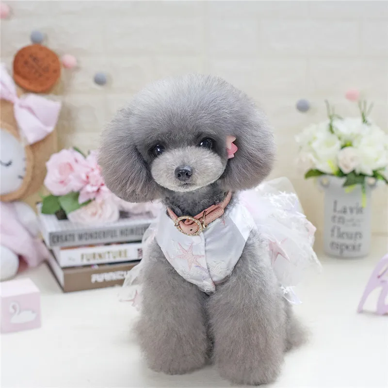 Свадебное платье Bigeyedog с жемчужным декором для собак юбка кошек и щенков Пудель
