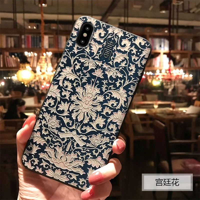 Чехол-накладка для iPhone XR XS Max 6 S 7 8 Plus 10 Lotus Orchid Literary Woman Capa телефона | Мобильные