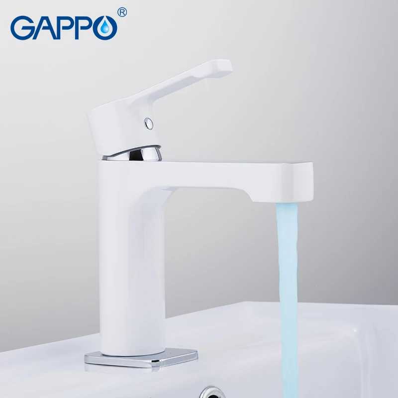 Смесители для раковины GAPPO белый водопад кран ванны латунь крепление на