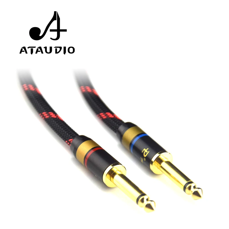 Кабель ATAUDIO Hifi с 6 35 мм на XLR папа 4N OFC 2 двойной кабель 0 5 м 1 м|male cable|xlr hifixlr cable hifi |