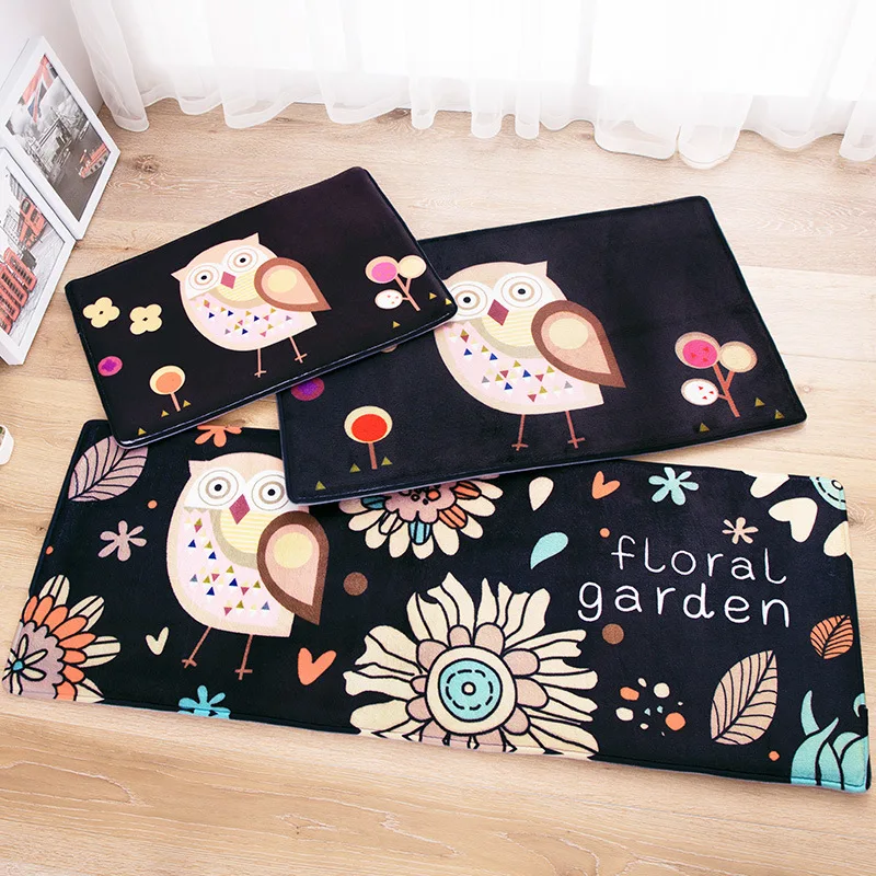 3 размера мультяшный ковер нескользящий кухонный мягкие детские коврики дверные