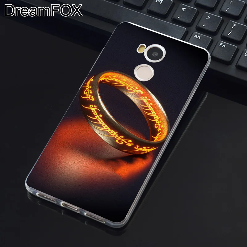 DREAMFOX M251 Властелин колец крутое кольцо силиконовый чехол-накладка из мягкого ТПУ