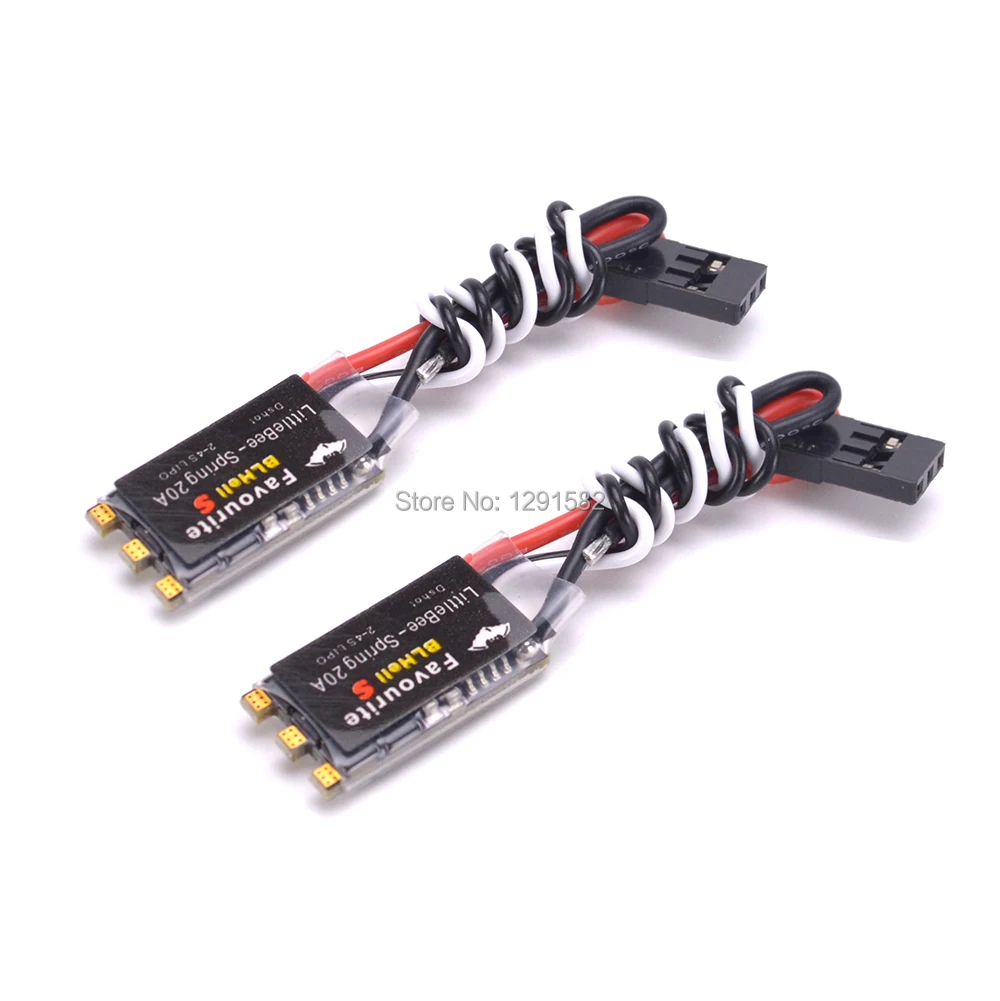 FVT LITTLEBEE BLHeli s SPRING 20A ESC 2 4S поддерживает Mulitshot DSHOT Oneshot42 OneShot125 для QAV X 214 Martian II 220