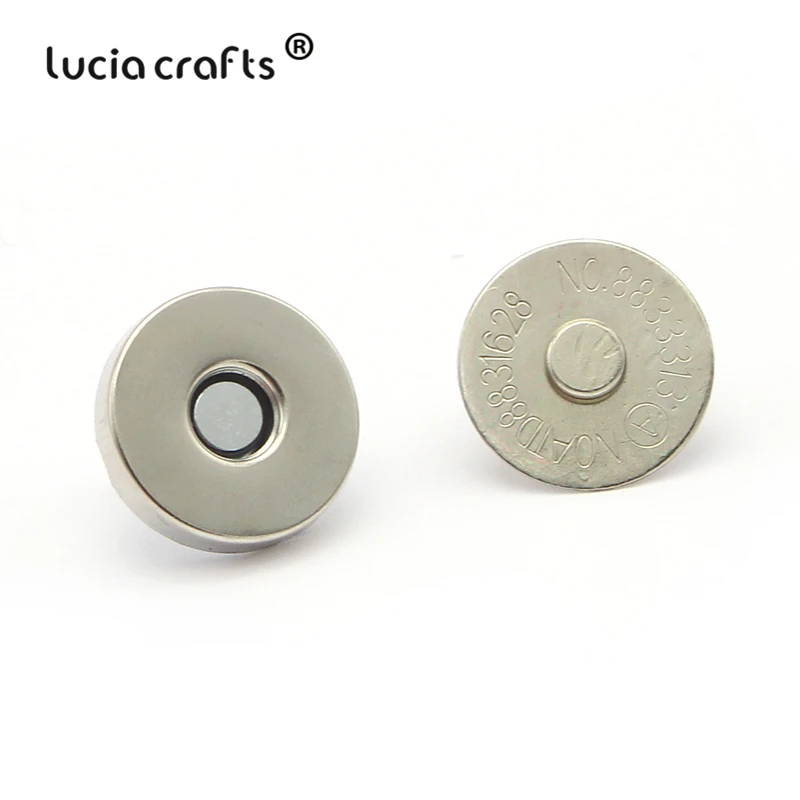 Lucia crafts 5 компл./лот 14 мм/18 мм магнит с декоративной металлической пряжкой и застежки-кнопки DIY Швейные Костюмы сумка аксессуары G1105