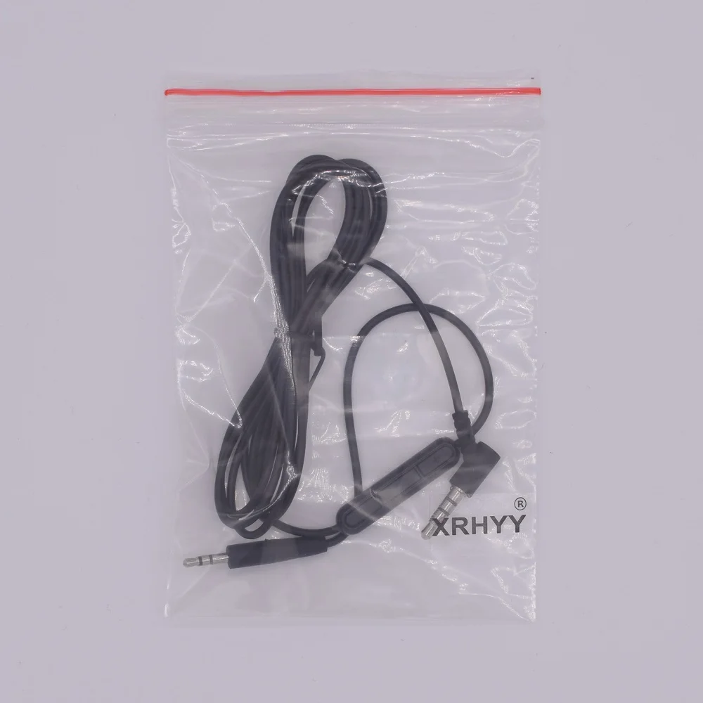 XRHYY черный Набор сменных амбушюров Подушка и аудио кабель с микрофоном для