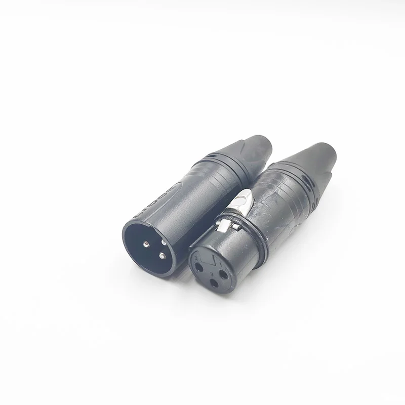 3-контактный штекер XLR гнездовой разъем аудиоразъем для микрофона паяльный