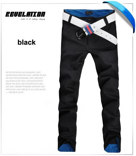 2015 Hot sale men's casual cotton pants Slim Fit Straight Style high quality fashion new design 9 colors size 29~34 | Мужская одежда