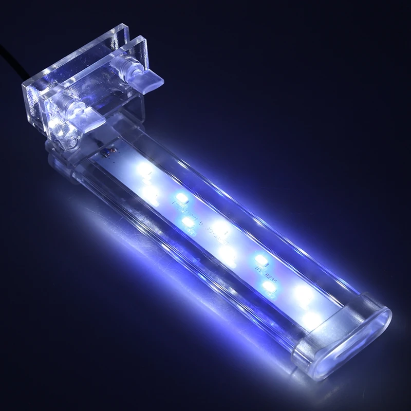 Светодиодсветильник лампа клипса для аквариума 8/12/16/26 см|aquarium light eu plug|aquarium led