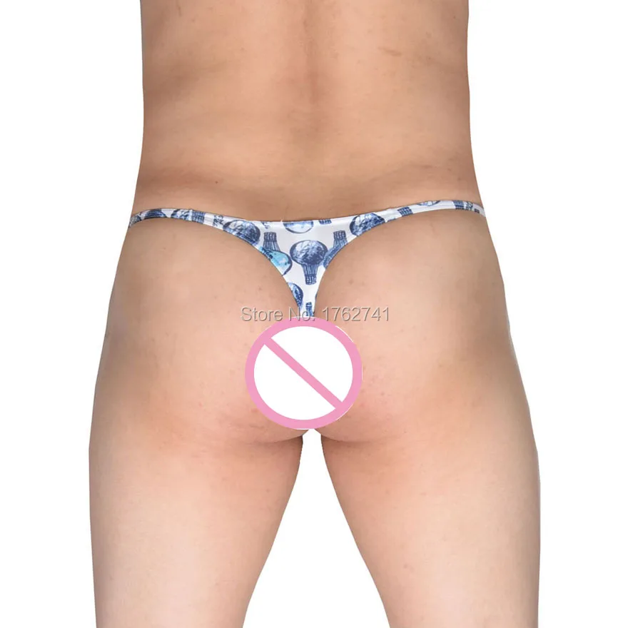 Нижнее белье с часами и принтом нижнее для мужчин сексуальное Танга|thong men underwear|male