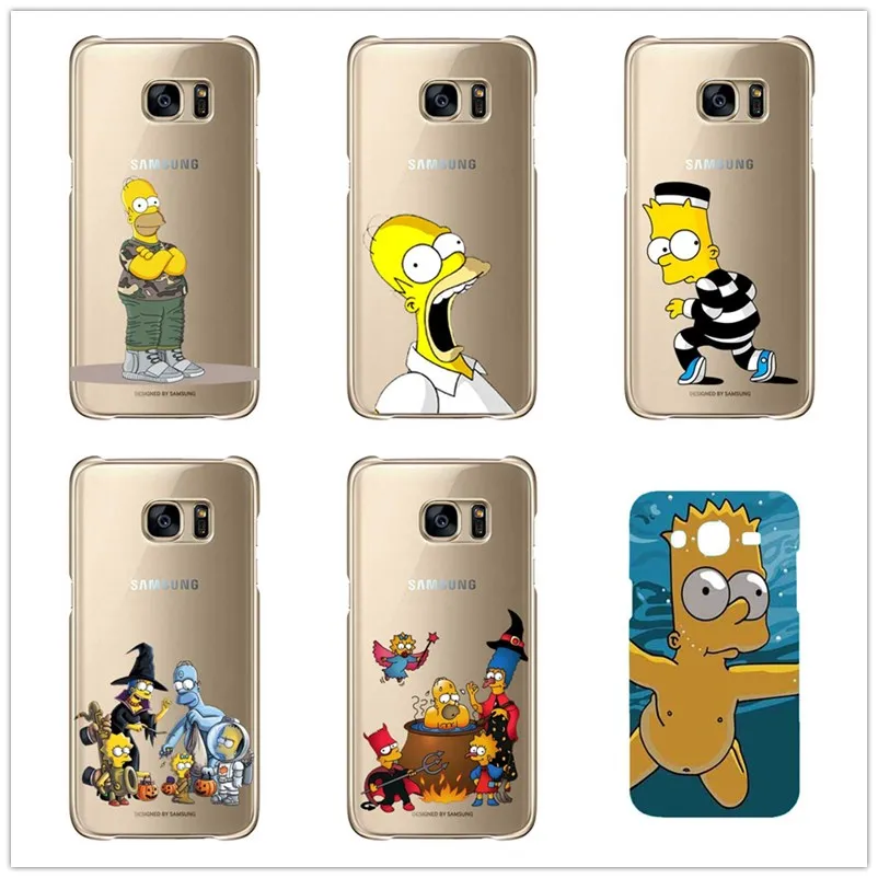 Симпсоны счастливая семья. Для samsung Galaxy J1 J5 J72016/2017 A3 A5 A7 A8 2015 2016 2017 Примечание 8