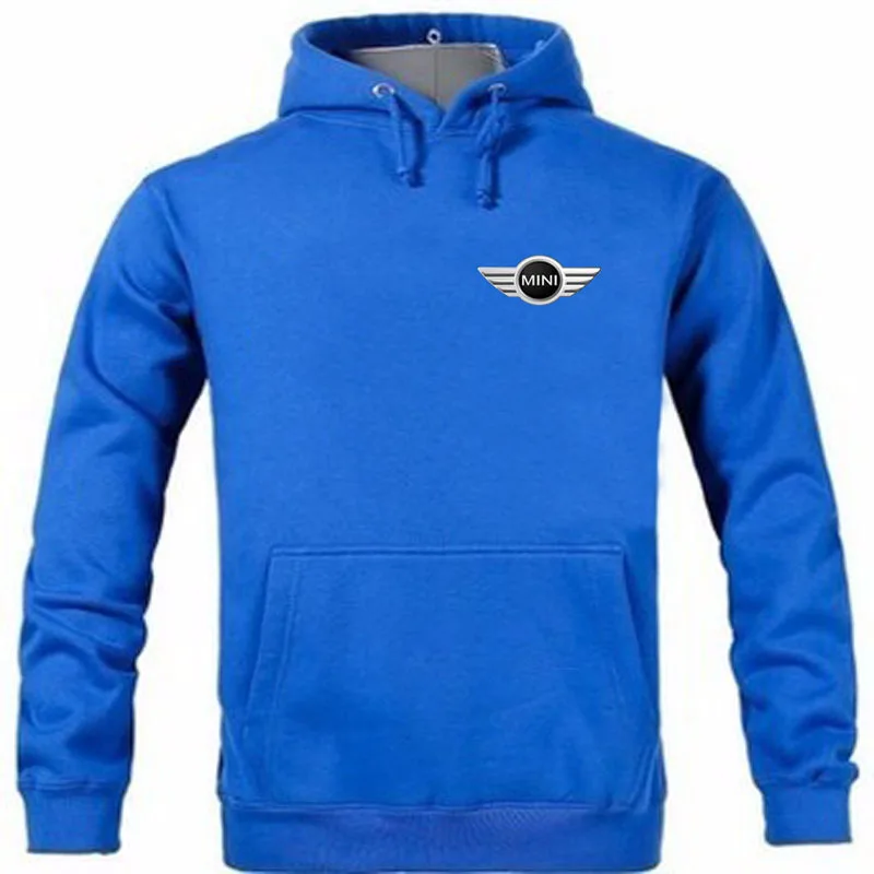 Мини логотип pullvoer hoodie флисовая хлопковая толстовка с капюшоном пуловер
