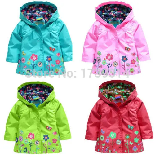Hot Girl's Fashion jackets Girls Outerwear &amp Coats blazer Trench Spring Autumn Hoodies Jackets Baby raincoat For Children |