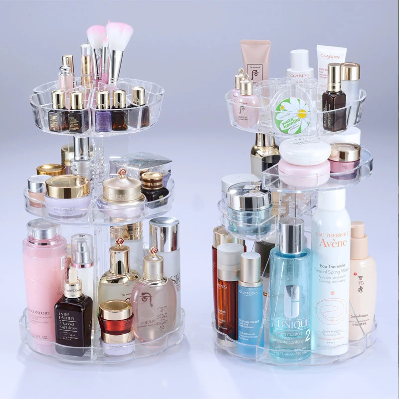 

Makeup Organizer Storage Box Acrylic Make Up Organizer Cosmetic Organizer Makeup Storage 360 Rotary Make Up Storage Box