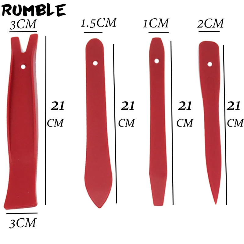Rumble 11 штук жесткая Пластик авто радио Панель дверной зажим отделка Съемная