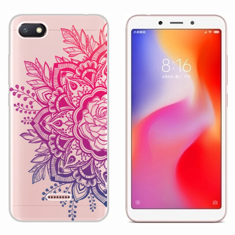 Для Xiaomi Redmi 6A 5 45 ''чехол прозрачный мягкий силиконовый защитный чехол на