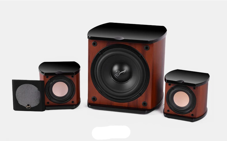 Hivi M20W 2 1 канала питание Динамик sSubwoofer в одну сторону active 6 дюймов саббуфер BG6N