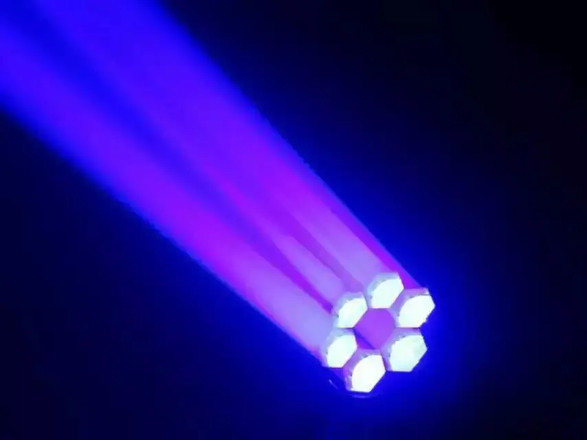 

Светодиодный сценический прожектор с движущейся головкой, 6*12 Вт, 4 в 1