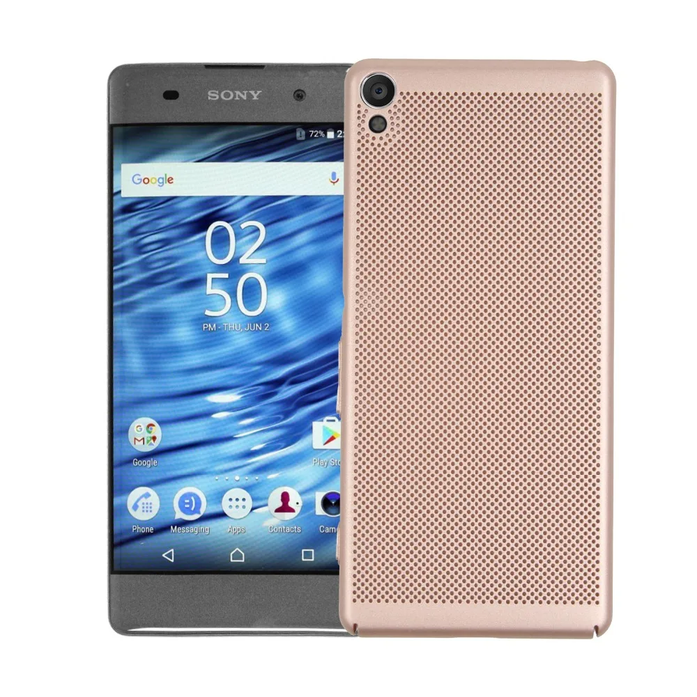 Чехол для Sony Xperia XA XZ XA1 C6 TPU Жесткий задней панели теплоотвод дышащий ультра тонкий
