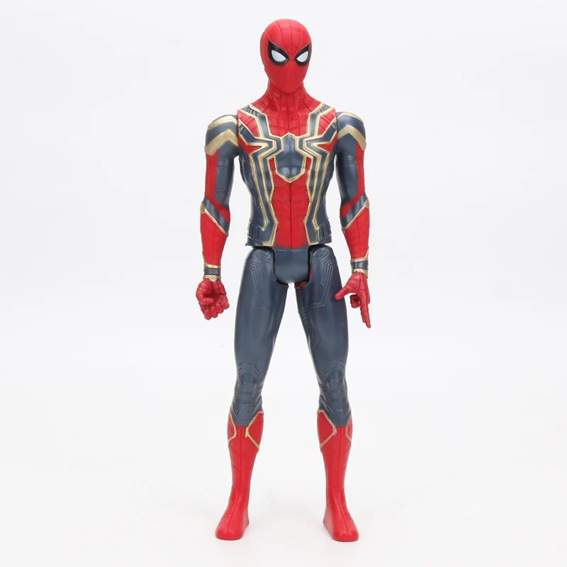 30 см MCU супергерой фигурка Мститель 4 эндшпиль Капитан Америка Росомаха Человек-паук Железный человек Тор танос Халк Росомаха игрушки - Цвет: new spiderman bag