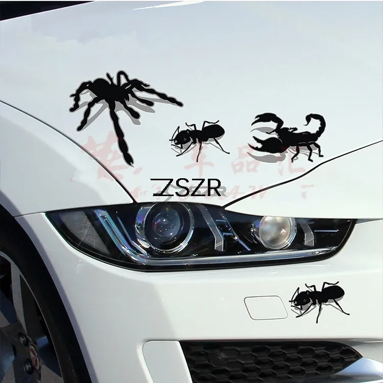 Универсальные Забавные милые Креативные наклейки в виде паука Z2CA306|car sticker|spider