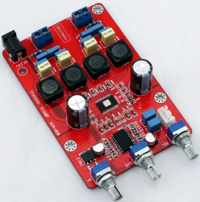 TPA3116D + LM1036 с тоновым усилителем плата класса D 2*50 Вт | Электроника