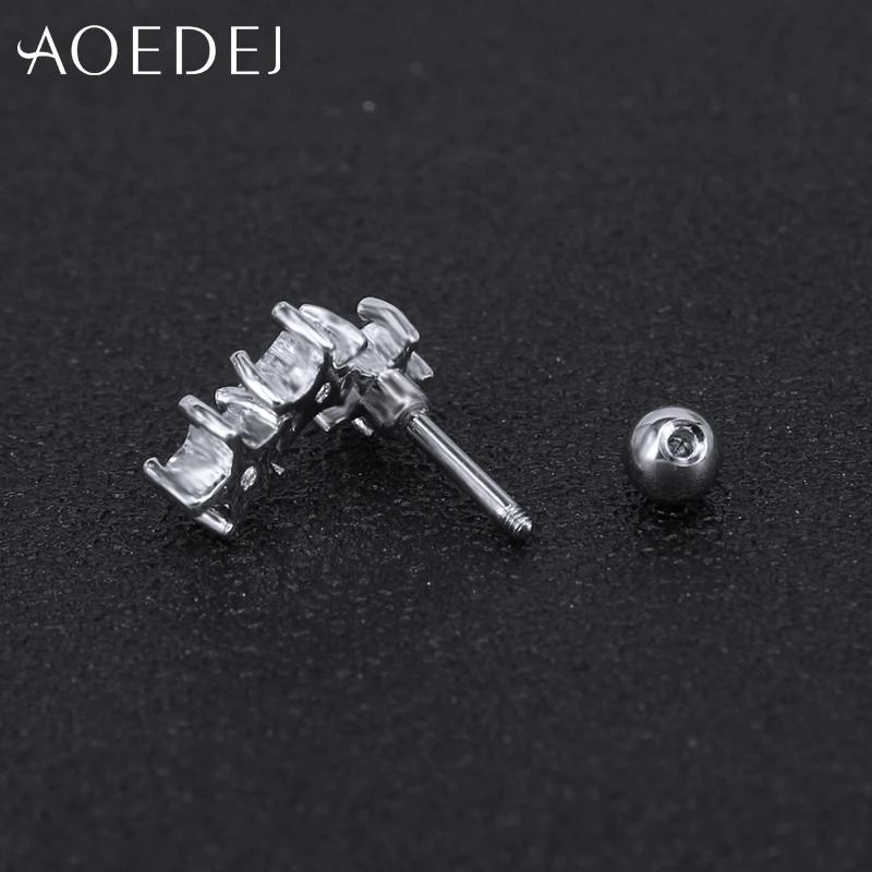 AOEDEJ кристалл звезды серьги гвоздики для Для женщин Jewelry Винтаж Большой Ясно