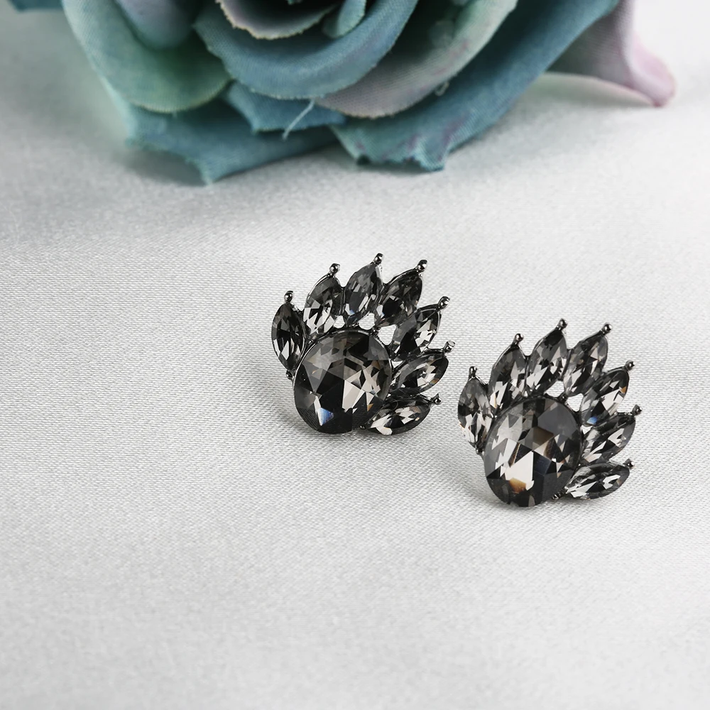 VEYO Flame Crystal Cute Stud Earrings Top Quality Wholesale Fashion Jewelry | Украшения и аксессуары