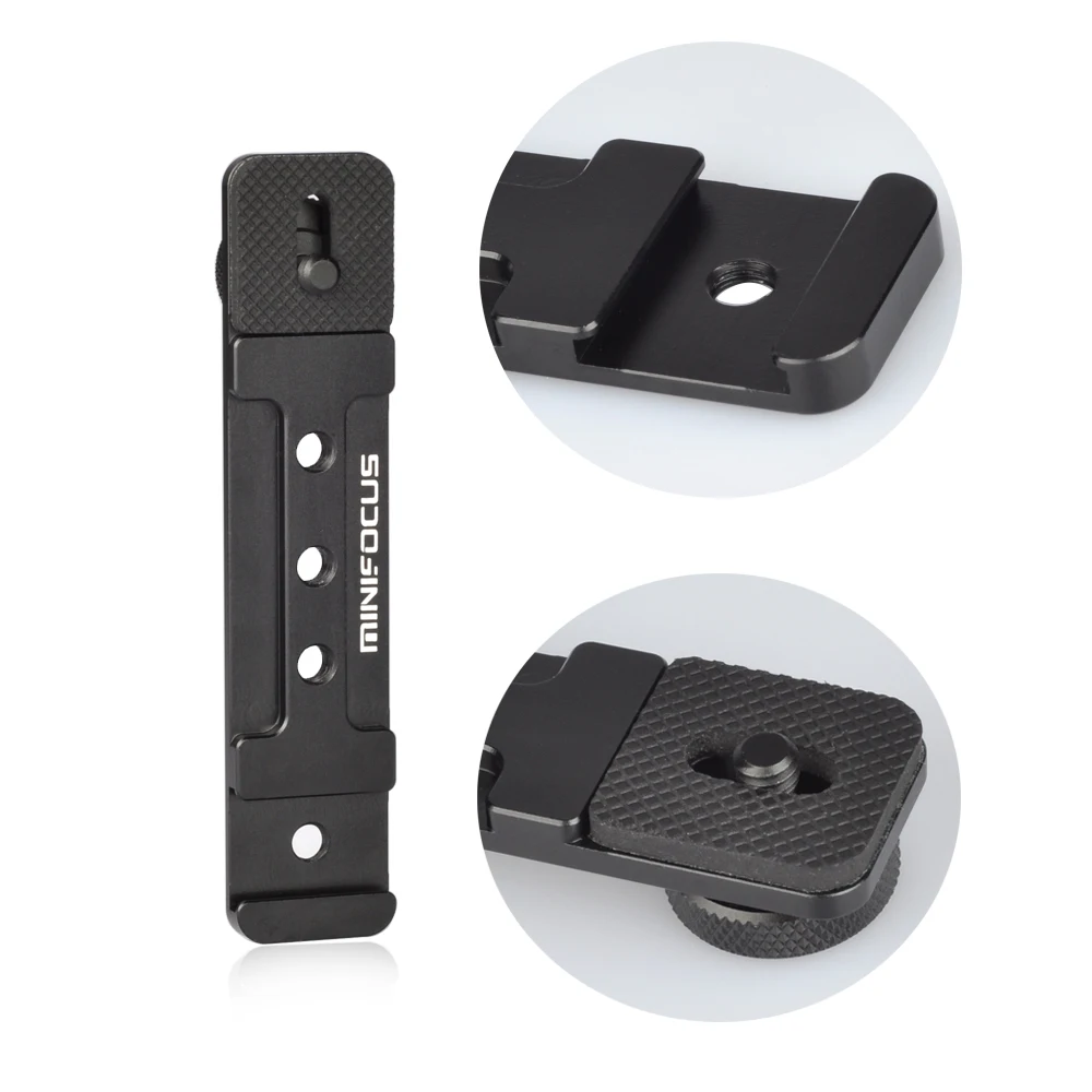 MINIFOCUS A6400 Кронштейн удлинитель пластина Vlogging Микрофон светодиодная