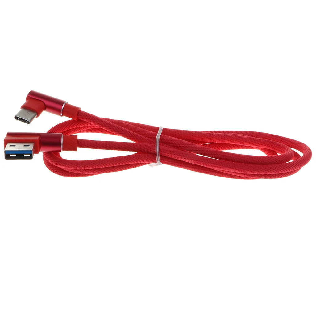 1 м/3 3 фута USB 2 0 Type C 90 градусов кабель Мобильный телефон зарядное устройство