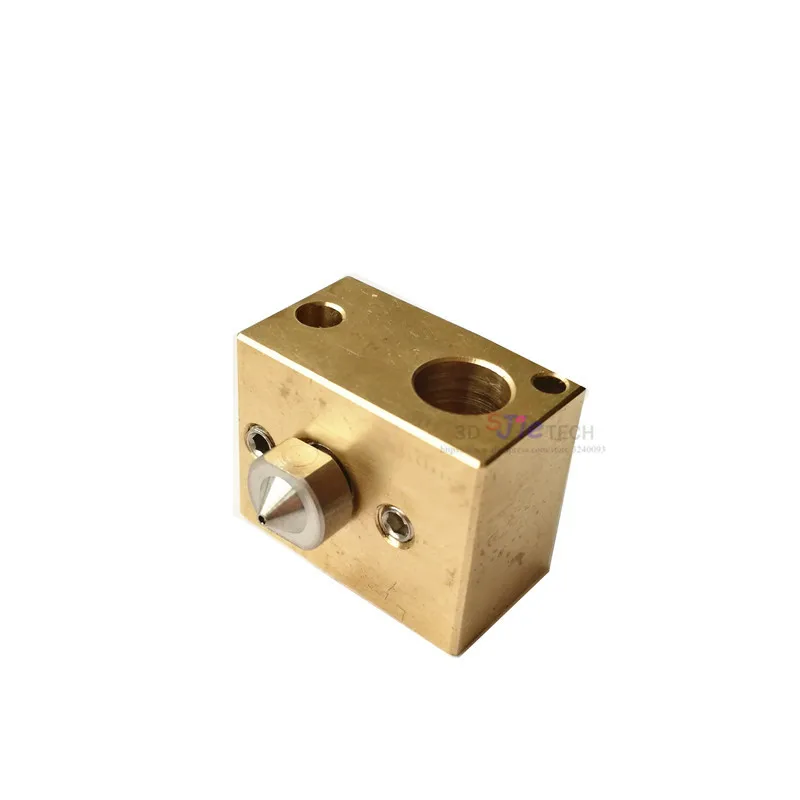 

3D Printer V6 copper heater block 20*16*11.5mm for PT100 type sensor cartridges