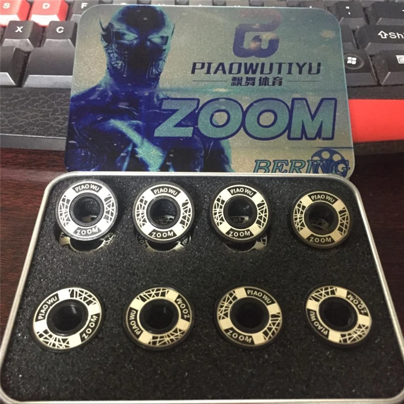 Усиленный Подшипник для скейтборда из хромированной стали 7 шариков роликовые