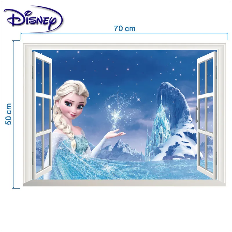 Disney Kids DIY 3D наклейки Холодное сердце украшение детской комнаты детский сад