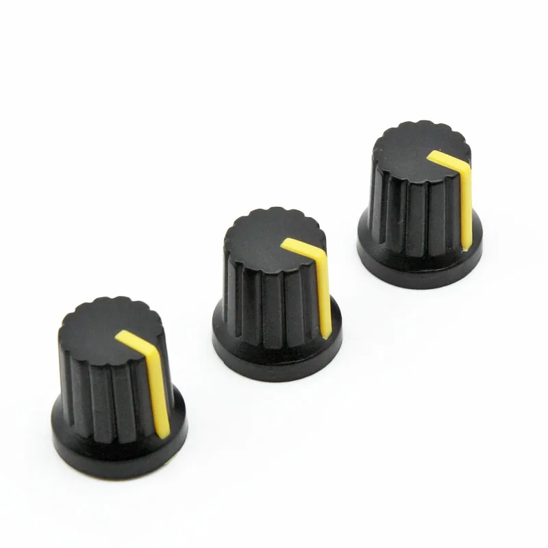 Ручка потенциометра для вращающегося желтого цвета 20 шт./лот|knobs porcelain|knobs crystalknob