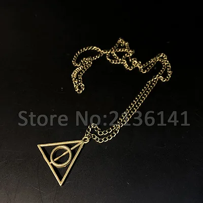 Necklace Посылка с надписью «хогварт», костюм из шести предметов, реквизит для косплея для взрослых и детей, подарок на день рождения, Письмо Гарри - Цвет: Necklace