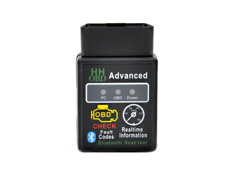 10 шт. 2017 новая версия 2 1 ELM327 HH OBD расширенный мини ELM 327 V2.1 черный Bluetooth OBD2