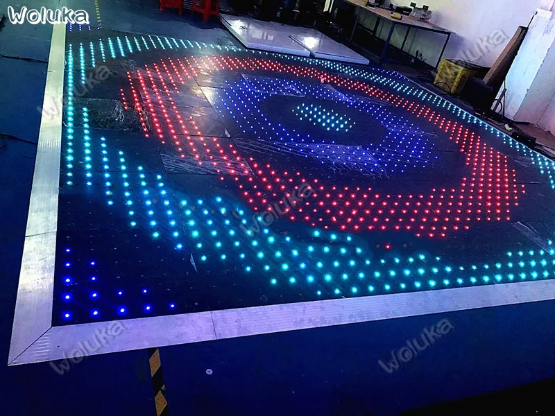 Stage equipment LED full-color video flooring wedding performance stage floor lamp CD50 W03 | Освещение