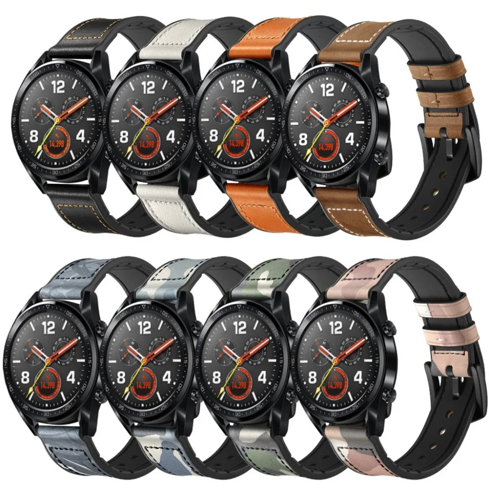 Сменный ремешок-браслет из натуральной кожи для huawei Watch GT Honor Magic, регулируемый размер, легко крепится