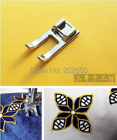 Детали для домашних швейных машин прижимная лапка лоскутного шитья и вышивки # 718