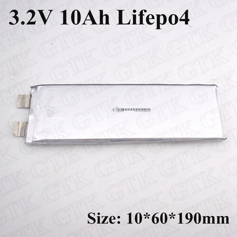 16 шт. 3 2 v lifepo4 cell 10000mah 10Ah high drain 30A для аккумуляторной батареи diy 48v 10ah Аккумуляторный