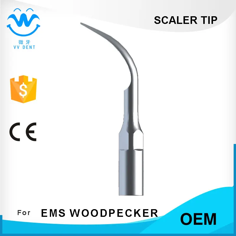 

Dental WOODPECKER Scaling Tip 3pcs/lot G1 Fit EMS, WOODPECKER UDS J, UDS K, UDS M, UDS E, N1,N2,N3