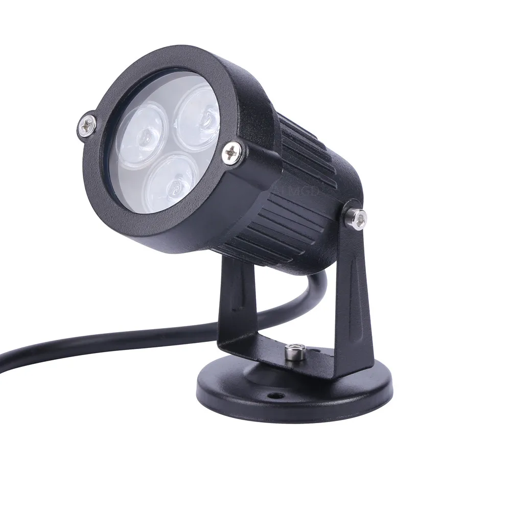 10X Outdoor Lawn Light 9W Garden Lamp 12V 220V 110V Landscape Lighting Waterproof IP65 LED Spike Spotlight | Освещение