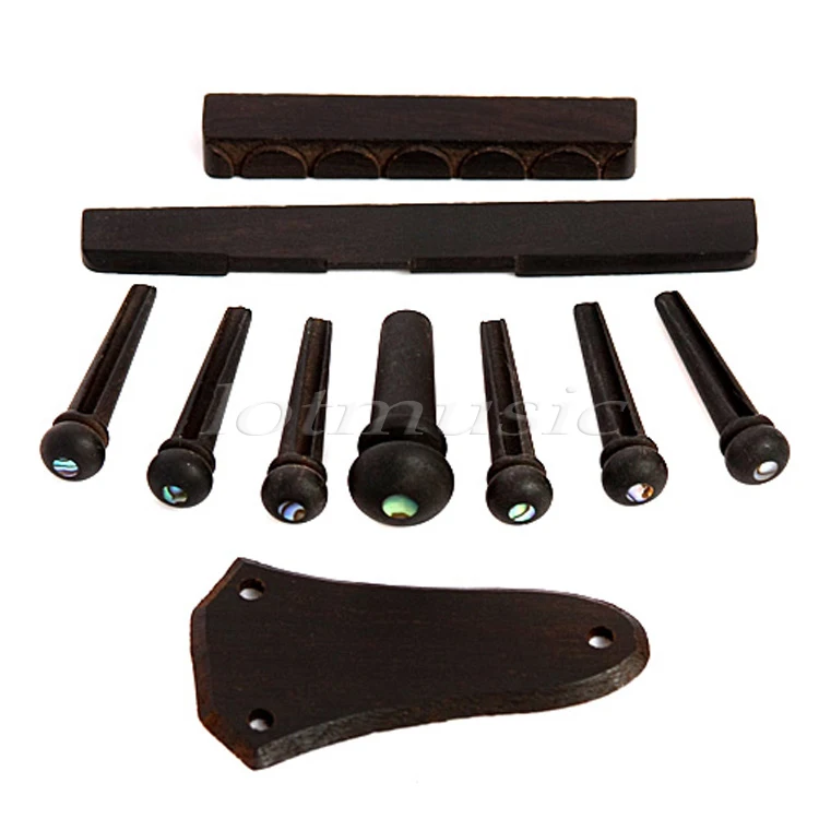 Мост штифт палисандр ферменная штока крышка седельная гайка Концевая штифта для