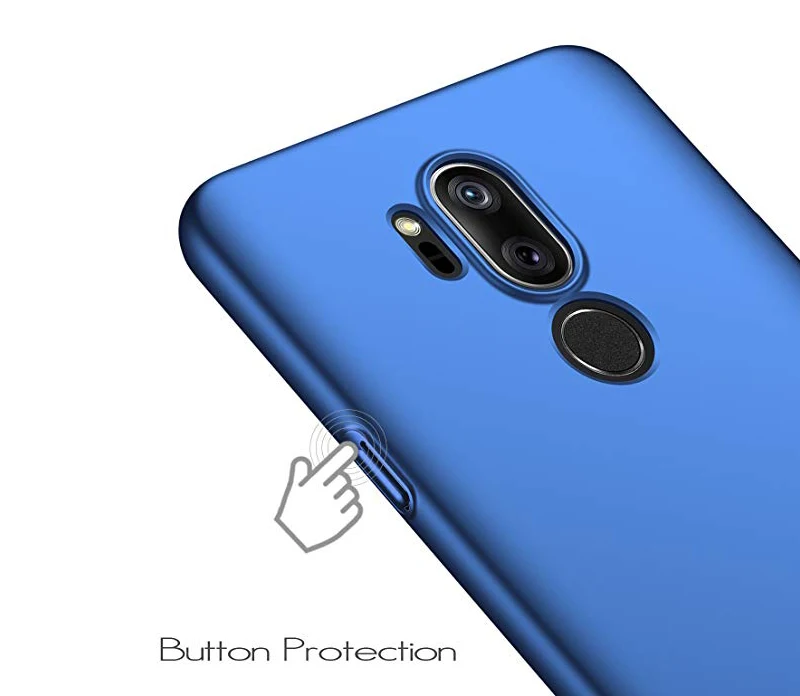 Для LG G7 ThinQ чехол ультра тонкий чехол для LG G7 Беспроводной зарядный чехол для телефона для LG G710 жёсткий защитный чехол синий, золотой, красный