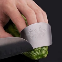 kitchen cooking tools stainless steel finger hand protector guard personalized design chop safe slice knife