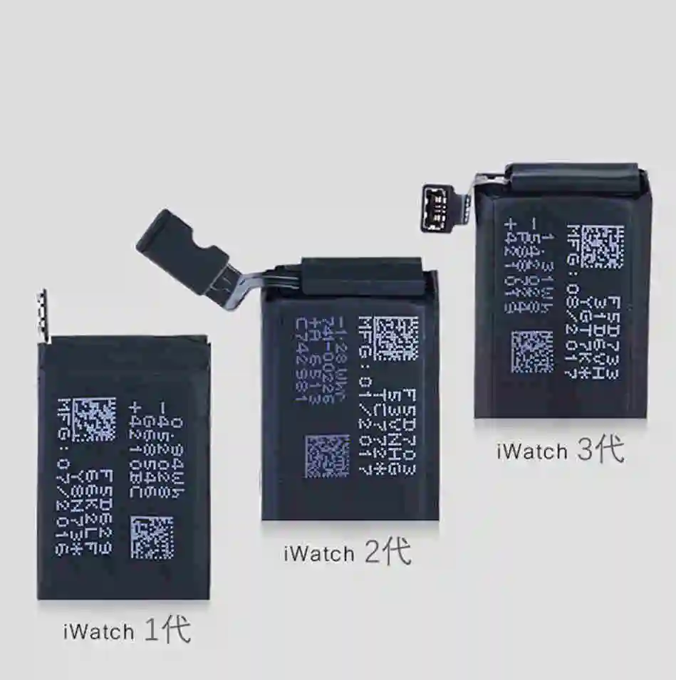 5 шт./партия батарея для Apple watch series1 series 2 3 forAPPLE оригинальная замена