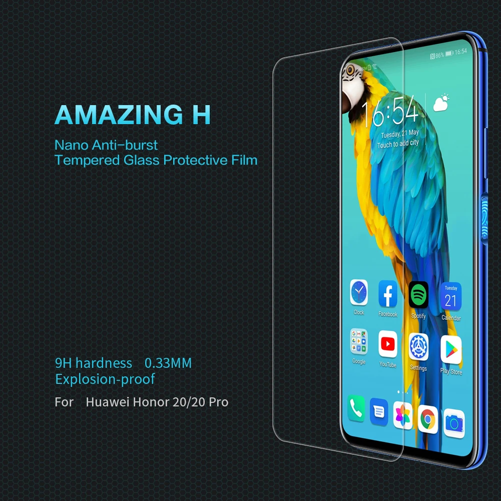 Huawei Honor 20 Pro закаленное стекло Nillkin Amazing H 0,33 мм Защитная пленка для экрана huawei Honor 20 стекло