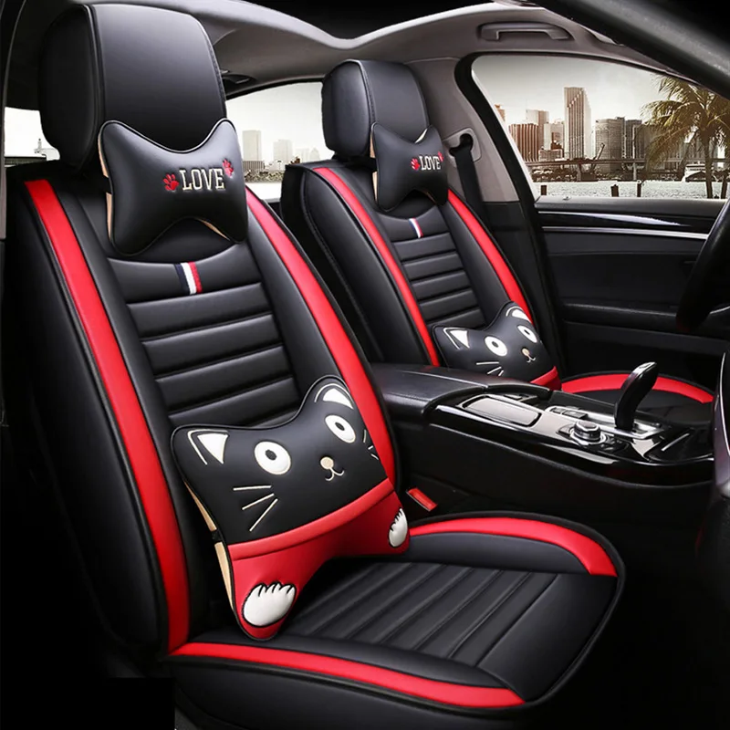 

2019 new arrival pu leather Car seat cushions not moves universal seats cover suitcase non slide general leaps hatchards cushion