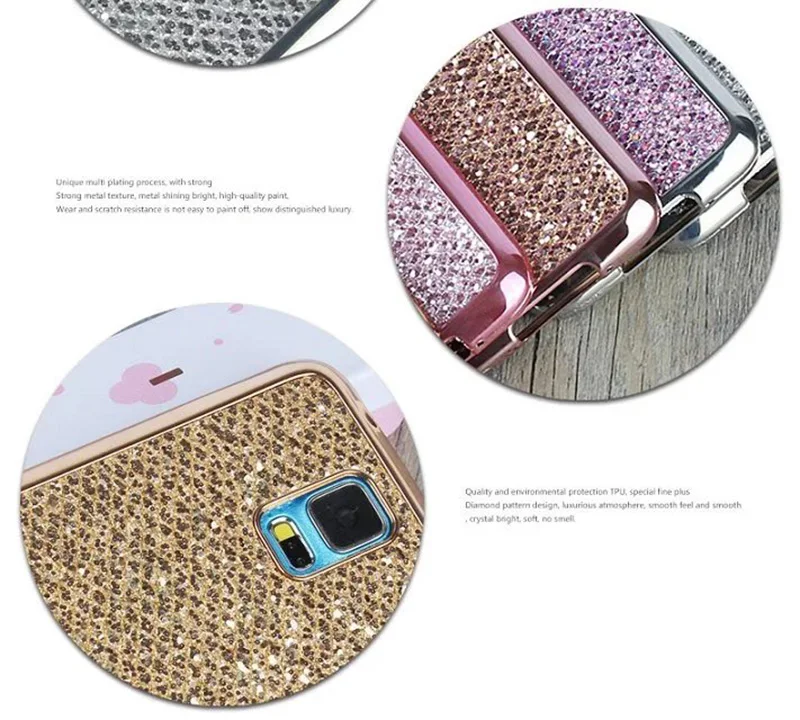 Nephy Plating Phone Case For Samsung Galaxy S5 Neo S6 S7 Edge S8 S9 Plus Note 3 4 5 8 Shine Soft Cover |