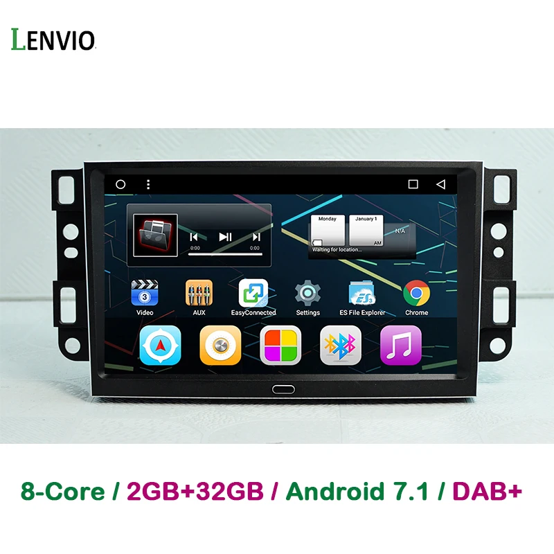 Lenvio " ips ram 2 Гб+ 32 ГБ Восьмиядерный Android 7,1 Автомобильный gps dvd-плеер для Chevrolet Epica Captiva Lova 2006-2011 Aveo Optra Spark