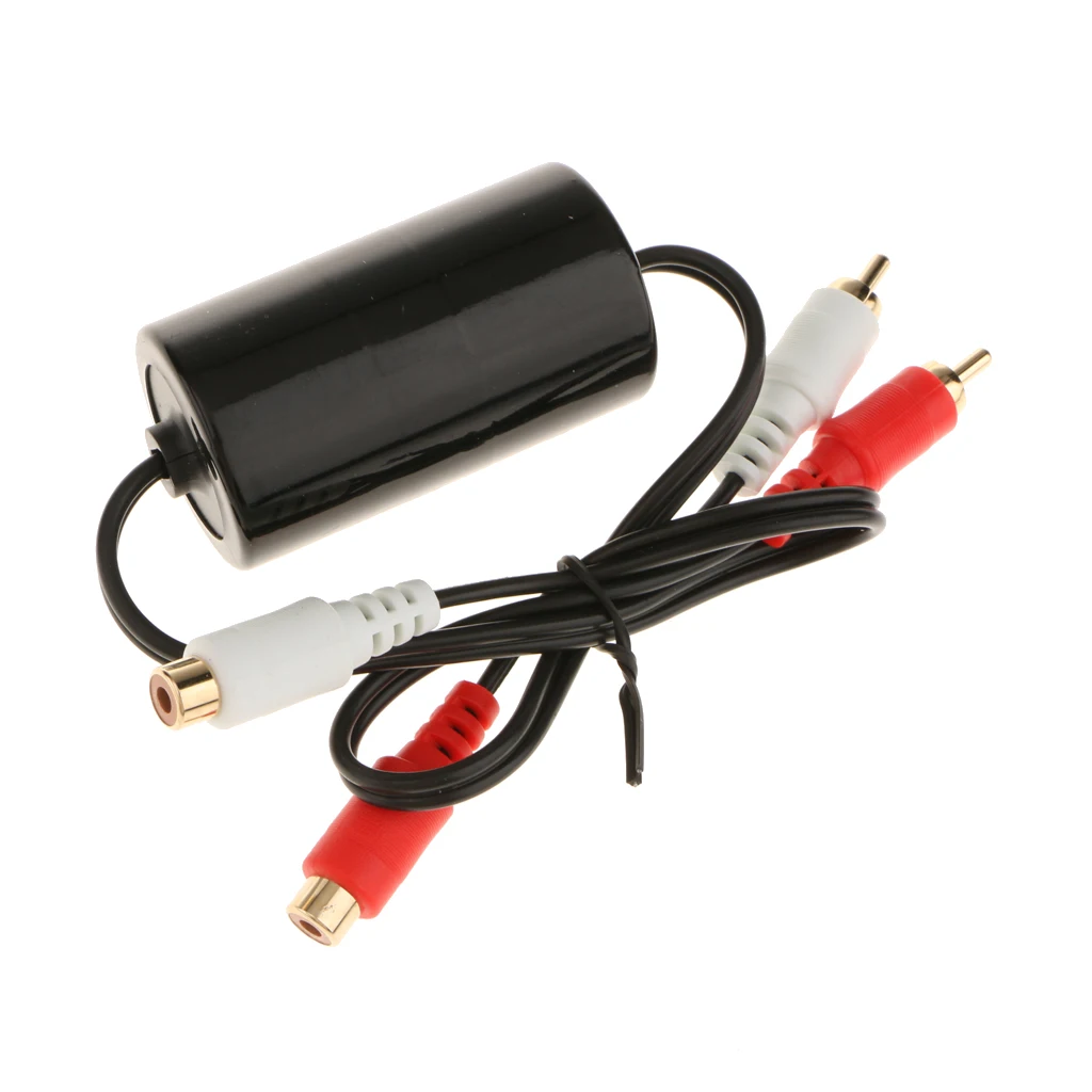 Автомобильный стерео 2 канальный RCA Аудио шум фильтр подавитель заземления петля